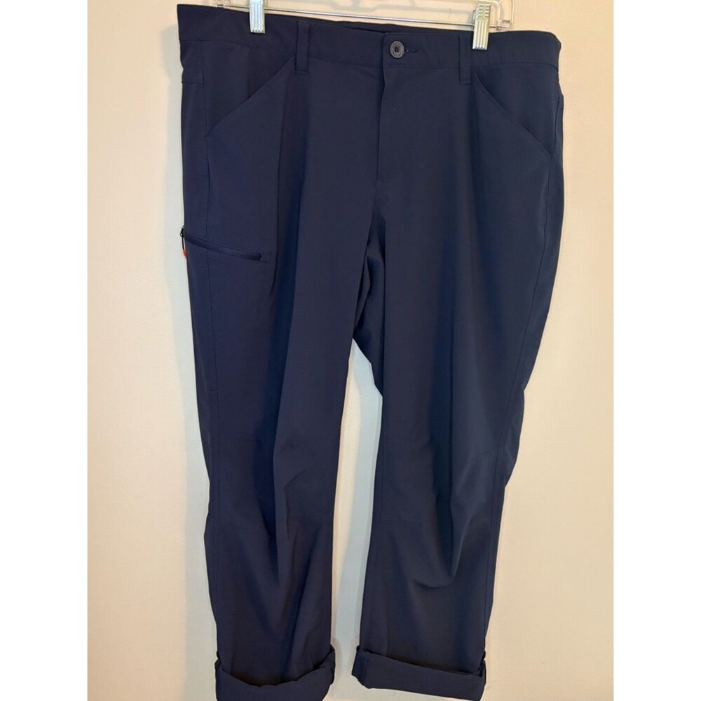 Orvis Navy Performance Pants Womens 16 Stretch Travel Outdoor